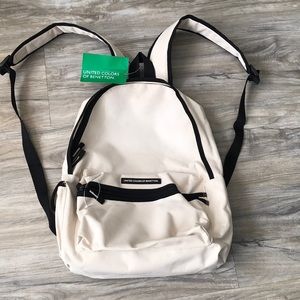 NWT United Colors of Benetton Canvas Backpack